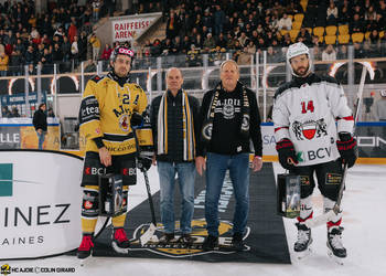12 Frossard Thibault, 50e, C.G Photographie, Colin Girard, Fin de match, HCA, HCAjoie, Hockey Club Ajoie, Joueurs NL, Match spécial, RAIFFEISEN ARENA, Saison 2023-24, meilleurs joueurs
