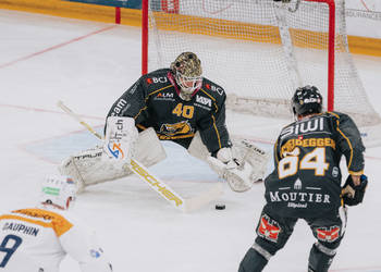 40 Ciaccio Damiano, C.G Photographie, Colin Girard, Gardien, HC Ambri-Piotta, HCA, HCAP, HCAjoie, Hockey Club Ajoie, Joueurs NL, NL, National League, Porrentruy, RAIFFEISEN ARENA, Saison 2023-24, hockey