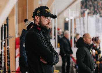 C.G Photographie, Colin Girard, HC Fribourg Gottéron, HCA, HCAjoie, HCFG, Hockey Club Ajoie, NL, National League, Porrentruy, RAIFFEISEN ARENA, Saison 2023-24, Seuret Célien Chef Mat., hockey