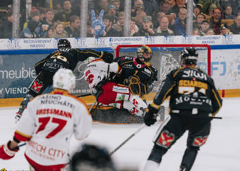 1 Wolf Tim, C.G Photographie, Colin Girard, Gardien, HCA, HCAjoie, Hockey Club Ajoie, Joueurs NL, Match de charité, NL, National League, Porrentruy, RAIFFEISEN ARENA, Saison 2023-24, hockey