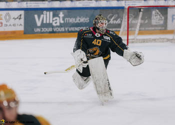 40 Ciaccio Damiano, C.G Photographie, Colin Girard, Gardien, HCA, HCAjoie, Hockey Club Ajoie, Joueurs NL, NL, National League, Porrentruy, RAIFFEISEN ARENA, Saison 2023-24, hockey