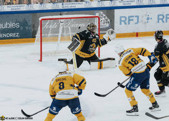 C.G Photographie, Club National League, Colin Girard, HCA, HCAjoie, Hockey Club Ajoie, NL, National League, Porrentruy, RAIFFEISEN ARENA, Saison 2024-25, but encaissé, hockey