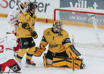 1 Conz Benjamin, C.G Photographie, Club National League, Colin Girard, HCA, HCA Vs SCRJ, HCAjoie, Hockey Club Ajoie, Joueurs 1ERE, NL, National League, Porrentruy, RAIFFEISEN ARENA, Saison 2024-25, but encaissé, hockey