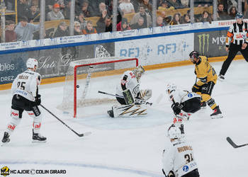 41 Bellemare Pierre-Edouard, But, C.G Photographie, Club National League, Colin Girard, HC Ajoie, HCA, Joueurs 1ERE, NL, National League, RAIFFEISEN ARENA, Saison 2024-25, Saison24-25, hockey