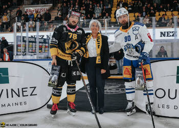 78 Sopa Kyen, C.G Photographie, Club National League, Colin Girard, Elisabeth Baume-Schneider, HC Ajoie, HCA, NL, National League, RAIFFEISEN ARENA, Saison 2025-26, Saison25-26, Tatar, conseillère fédérale, hockey, meilleurs joueurs