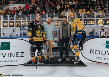 13 Robin Louis, C.G Photographie, Club National League, Colin Girard, Fin de match, HC Ajoie, HCA, HCA Vs HCD, NL, National League, RAIFFEISEN ARENA, Saison 2025-26, Saison25-26, hockey, meilleurs joueurs