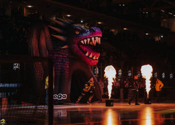 90 Fischer Jannik, C.G Photographie, Club National League, Colin Girard, HC Ajoie, HCA, HCA Vs SCLTigers, NL, National League, RAIFFEISEN ARENA, Saison 2025-26, Saison25-26, entrée joueurs, hockey