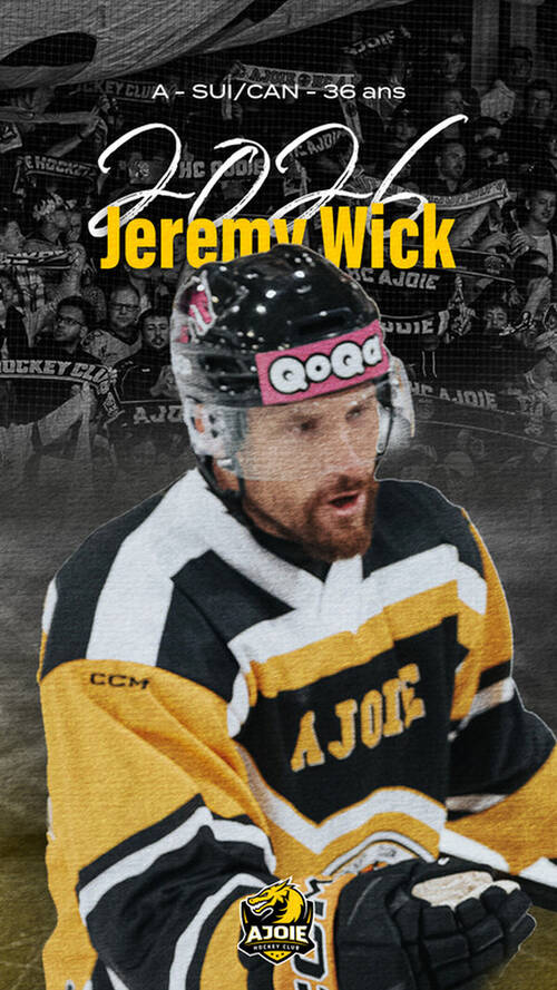 Jeremy Wick au HC Ajoie pour une saison