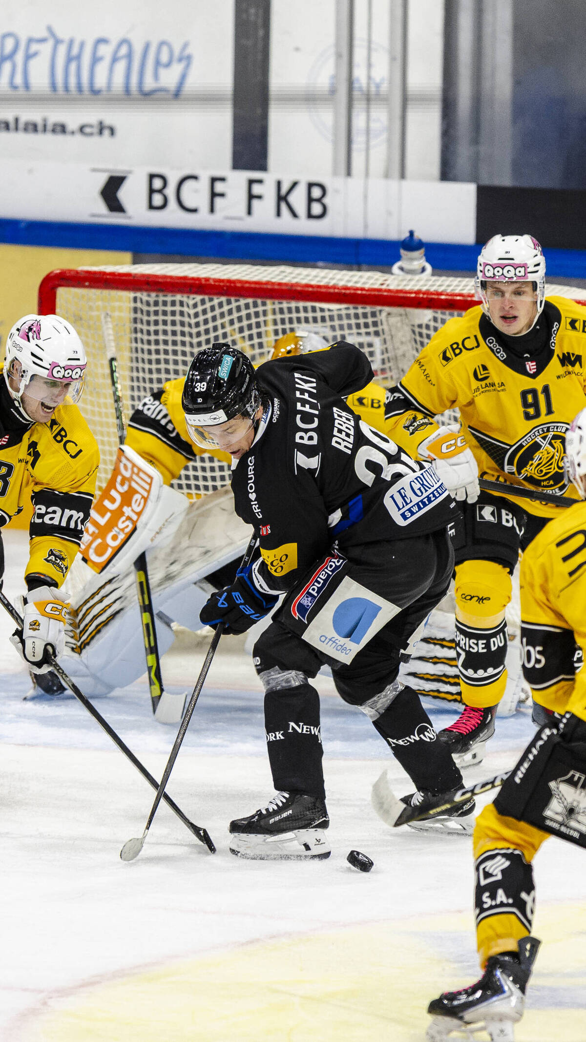 Défaite d'Ajoie à la BCF Arena