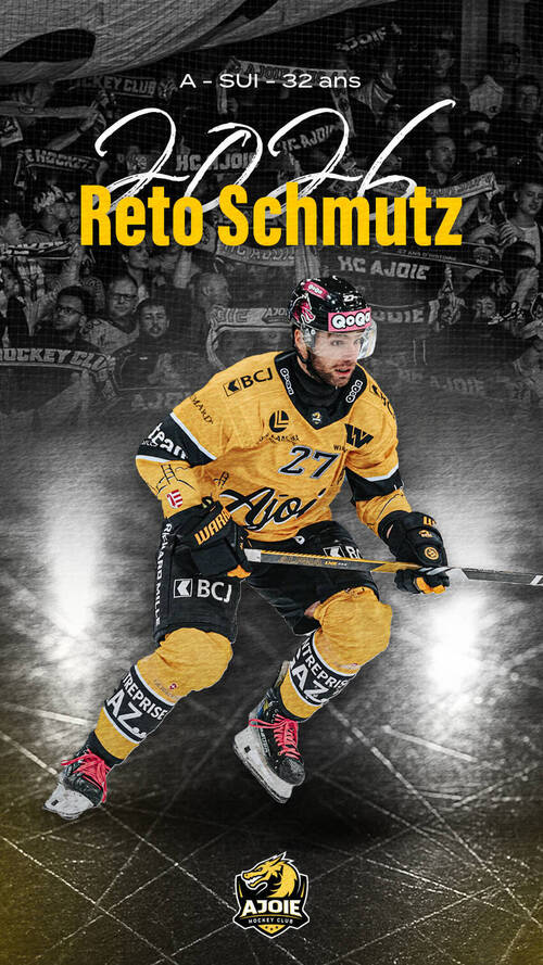 Reto Schmutz prolonge d’une saison au HC Ajoie