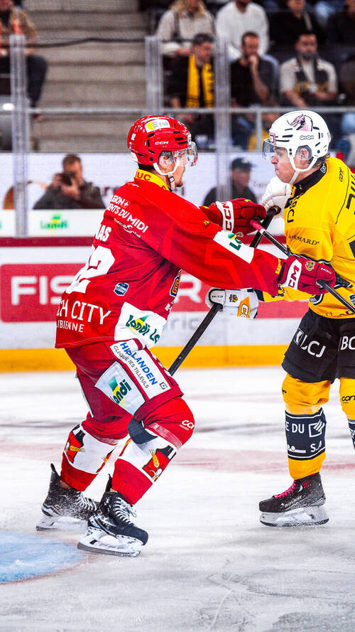 Ajoie remporte un derby explosif à Bienne