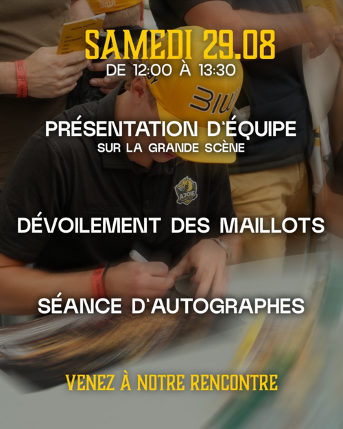 déroulé de l'événement