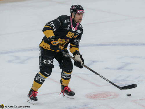 90 Fischer Jannik, C.G Photographie, Club National League, Colin Girard, HC Ajoie, HCA, HCA Vs SCRJ, NL, National League, RAIFFEISEN ARENA, Saison 2025-26, Saison25-26, hockey