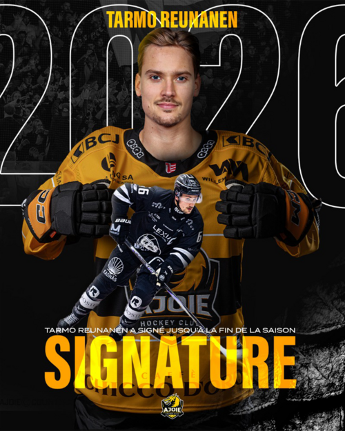 signature du défenseur finlandais tarmo reunanen