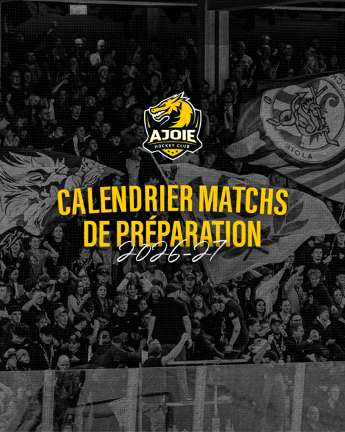 calendrier de préparation des matchs 1