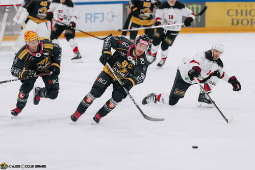 8 Devos Philip-Michaël, C.G Photographie, Club National League, Colin Girard, HC Ajoie, HCA, HCAjoie, Hockey Club Ajoie, Joueurs NL, LHC, Lausanne HC, NL, National League, Porrentruy, RAIFFEISEN ARENA, Saison 2023-24, hockey, patinoire